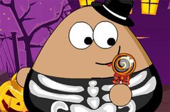 Поу в Хэллоуин - Pou Halloween Slacking